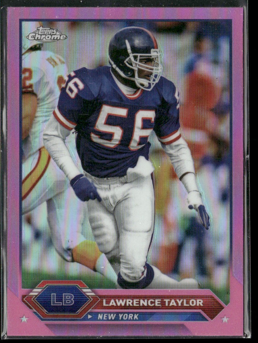 Lawrence Taylor Player Lot Bundle 10 Different Football Cards LT002 Giants back