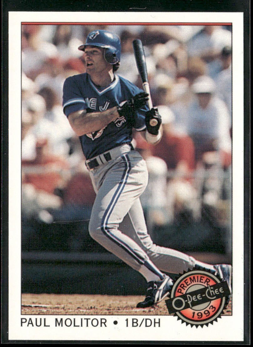Paul Molitor Player Lot Bundle 10 Different Baseball Cards PM001 Brewers front