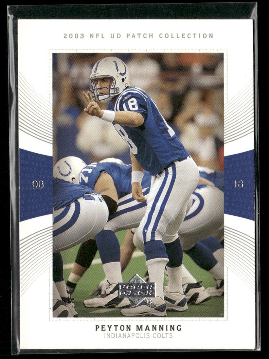Peyton Manning Player Lot Bundle 10 Different Football Cards PM001 Colts back