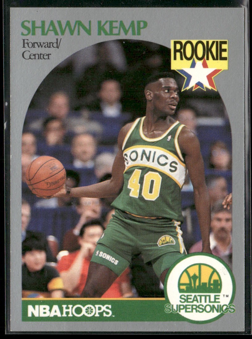 Shawn Kemp Player Lot Bundle 10 Basketball Cards SK001 Supersonics Cavs 1 RC front