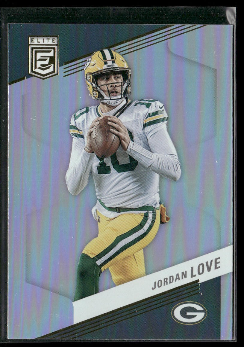 Jordan Love Player Lot Bundle 10 Different Football Cards JL002 Packers back