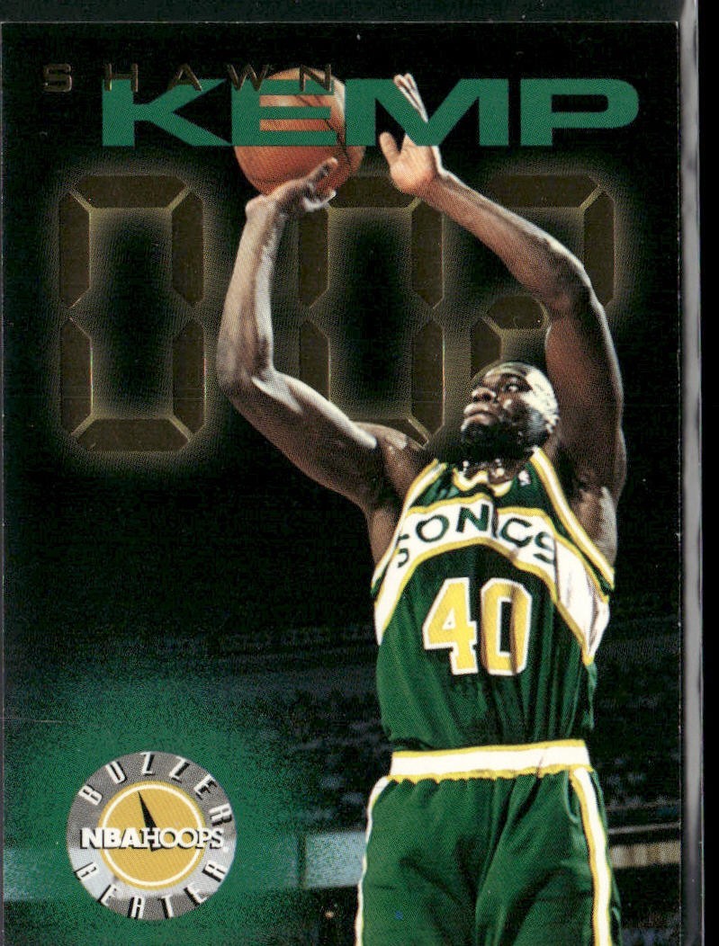 Shawn Kemp Player Lot Bundle 10 Basketball Cards SK002 Supersonics Cavs back