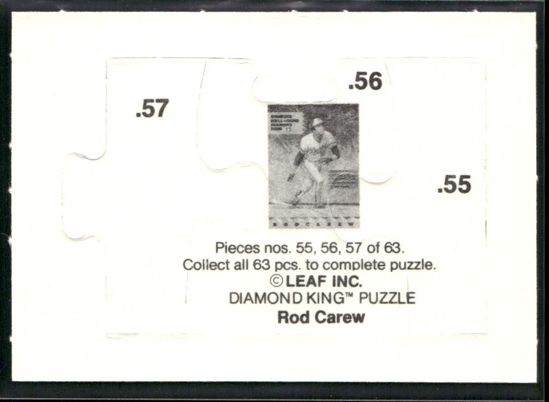 Puzzle Piece Lot Bundle 10 Different Baseball Cards P004 back
