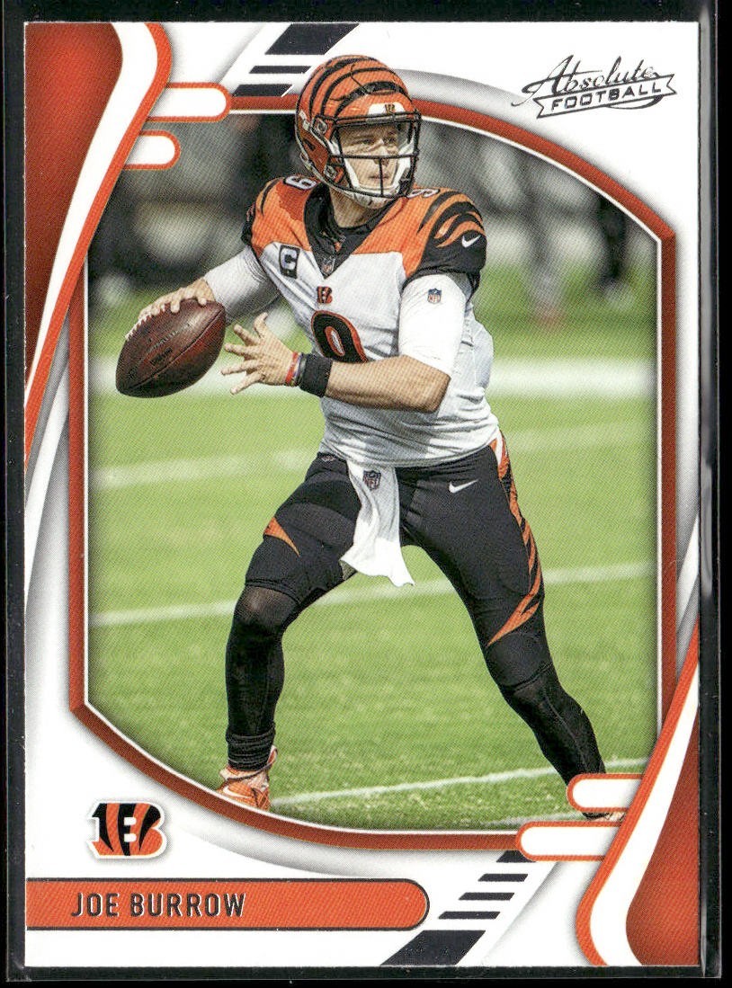 Joe Burrow Player Lot Bundle 10 Different Football Cards JB002 Bengals back