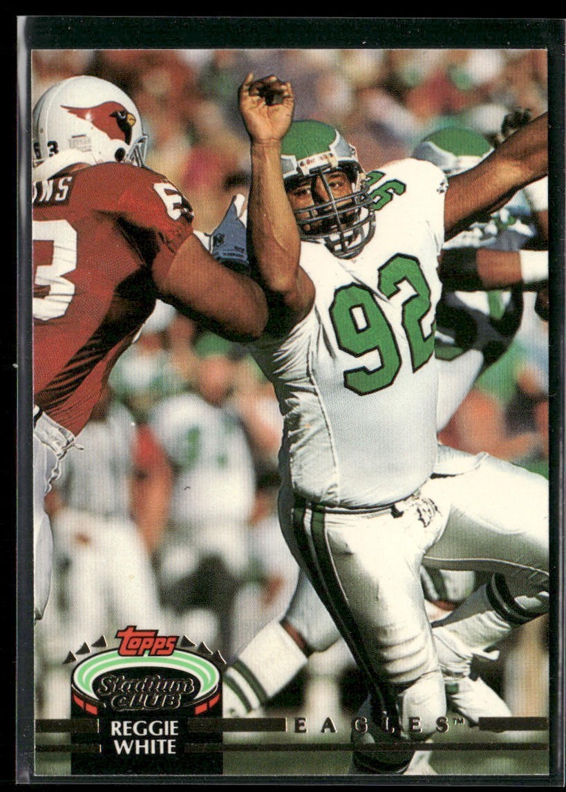 Reggie White Player Lot Bundle 10 Different Football Cards RW003 Eagles Packers back