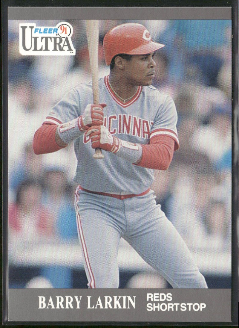 Barry Larkin Player Lot Bundle 10 Different Baseball Cards BL001 Reds back