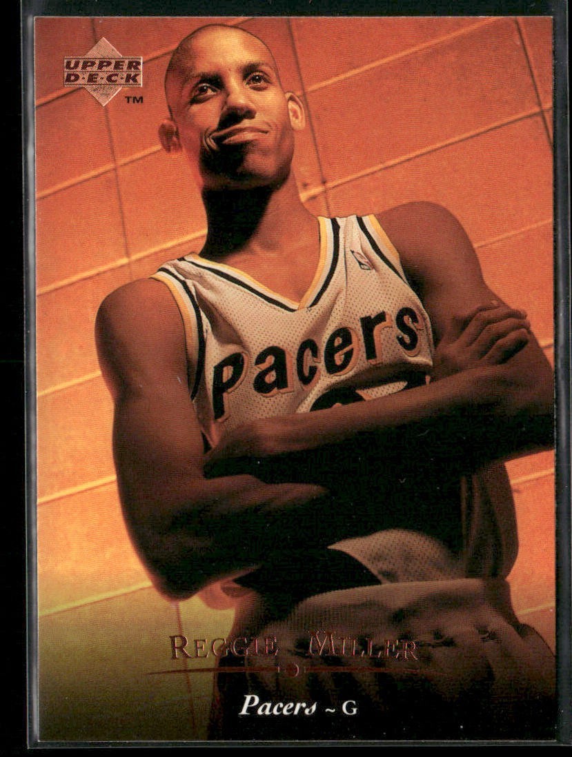 Reggie Miller Player Lot Bundle 10 Basketball Cards RM001 Pacers back