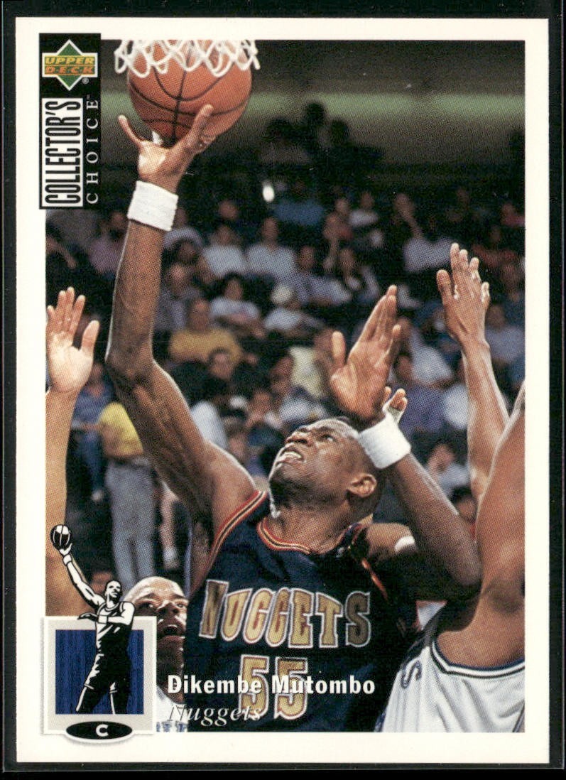 Dikembe Mutombo Player Lot Bundle 10 Basketball Cards DM001 1 RC back