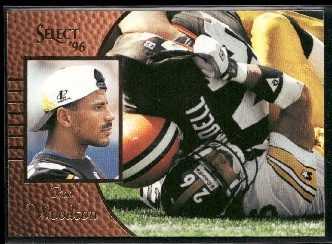 Rod Woodson Player Lot Bundle 10 Different Football Cards RW004 Steelers back