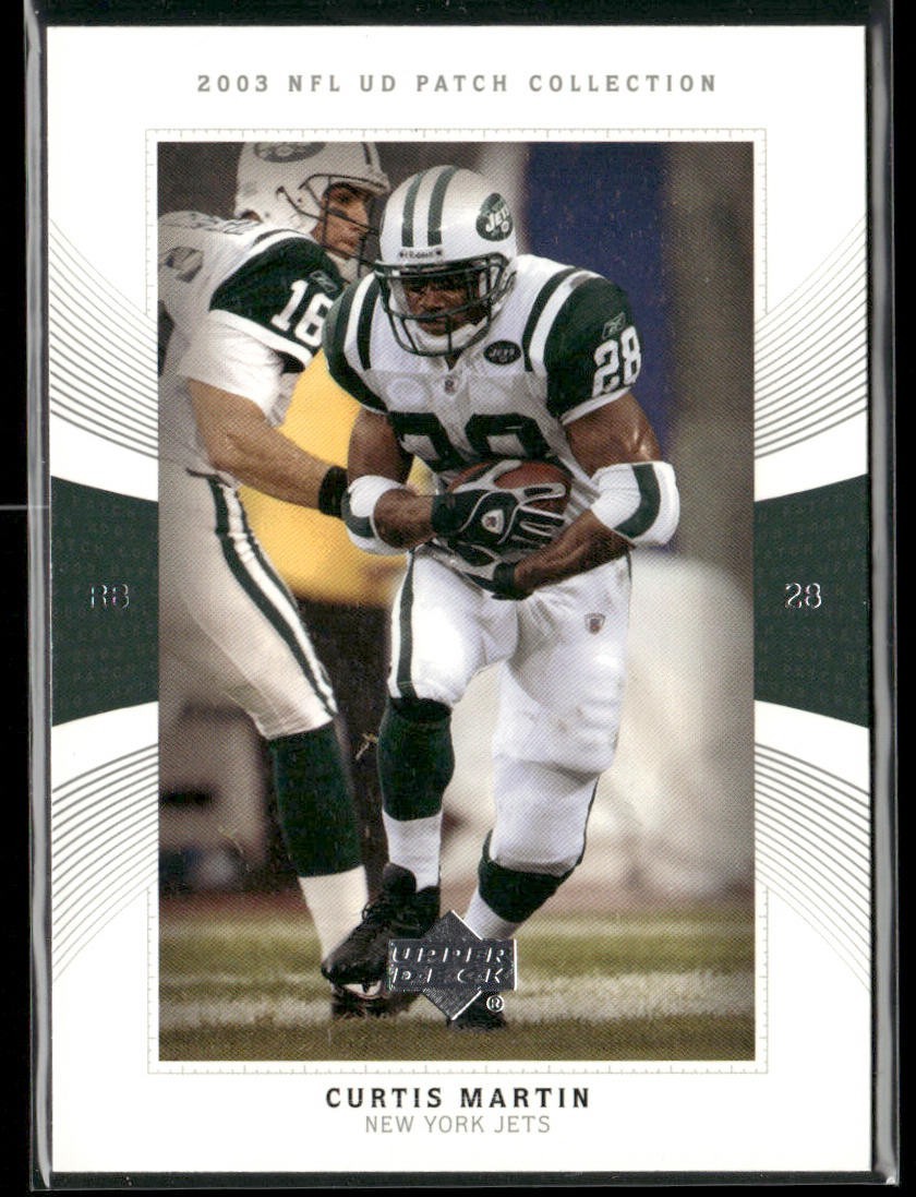 Curtis Martin Player Lot Bundle 10 Different Football Cards CM001 2 RC back