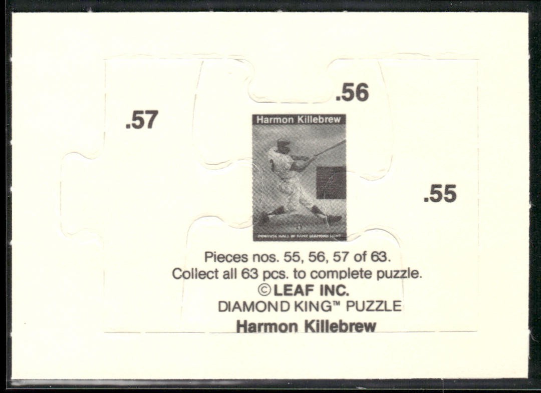 Puzzle Piece Lot Bundle 10 Different Baseball Cards P014 back