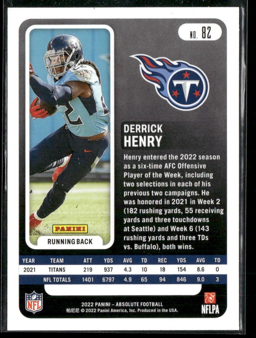 Derrick Henry Player Lot Bundle 10 Different Football Cards DH001 Titans Ravens back