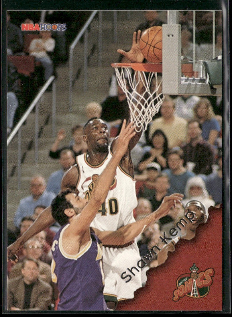 Shawn Kemp Player Lot Bundle 10 Basketball Cards SK001 Supersonics Cavs 1 RC back