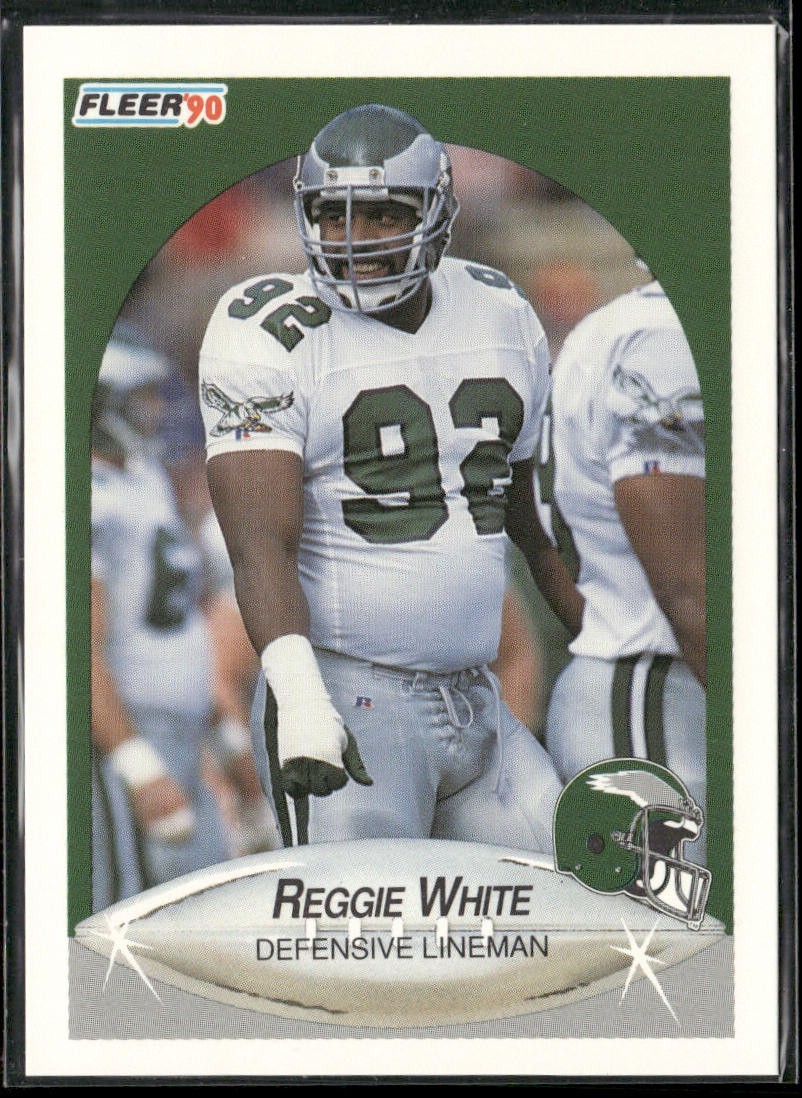 Reggie White Player Lot Bundle 10 Different Football Cards RW003 Eagles Packers back