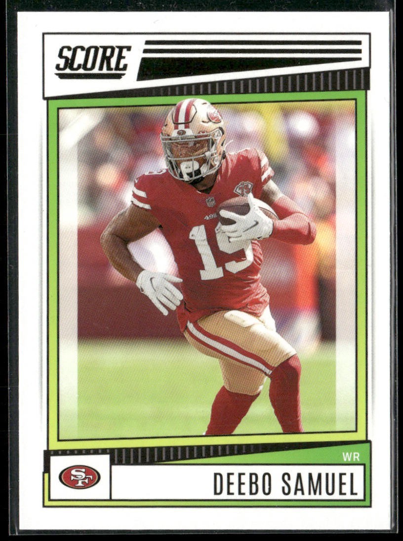 Deebo Samuel Player Lot Bundle 10 Different Football Cards DS001 San Fran 49ers back