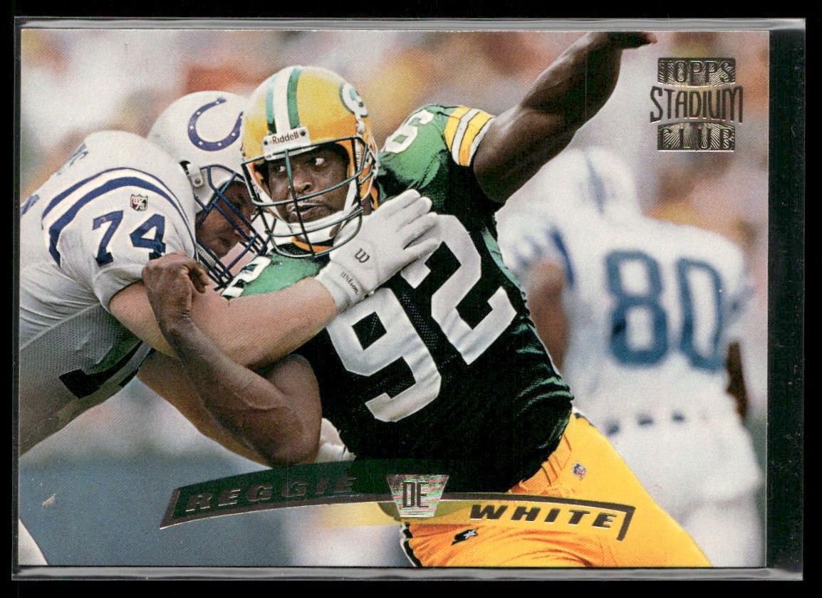 Reggie White Player Lot Bundle 10 Different Football Cards RW001 Eagles Packers back