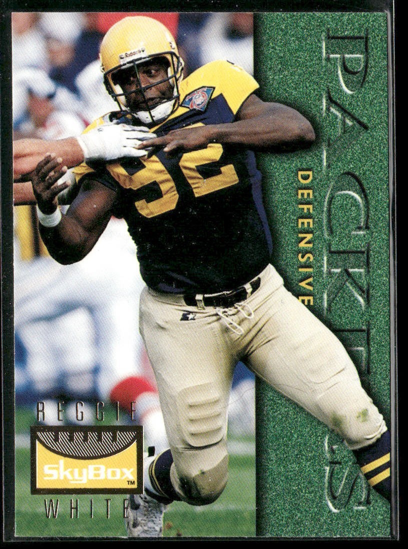Reggie White Player Lot Bundle 10 Different Football Cards RW005 Eagles Packers back
