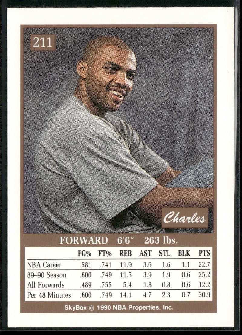 "Sir" Charles Barkley Player Lot Bundle 10 Basketball Cards CB002 Suns Sixers back