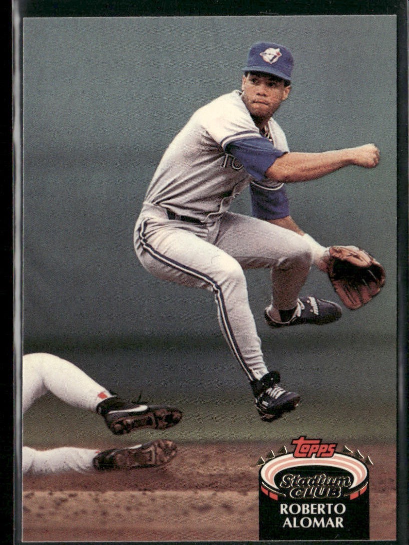 Roberto Alomar Lot Bundle 10 Different Baseball Cards RA001 Blue Jays Padres back
