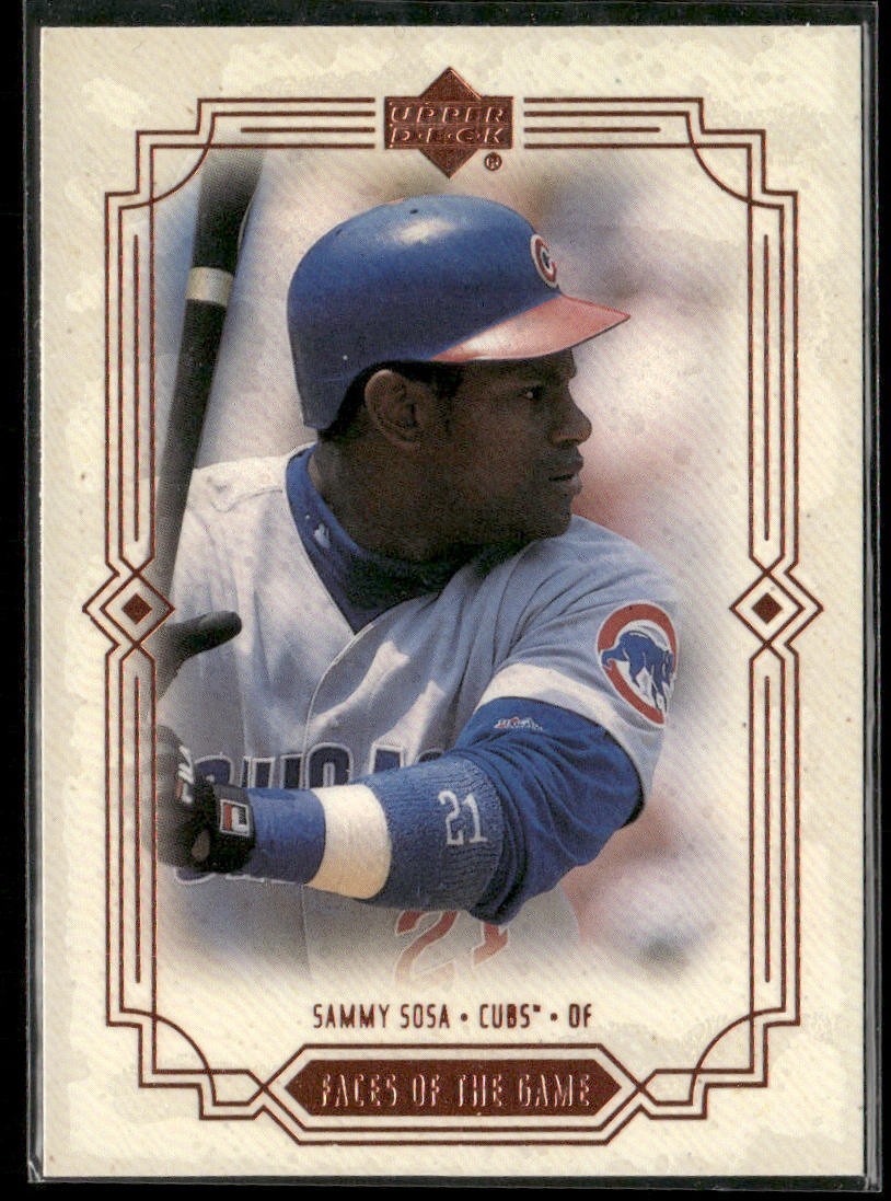 Sammy Sosa Lot Bundle 10 Different Baseball Cards SS001 Cubs back