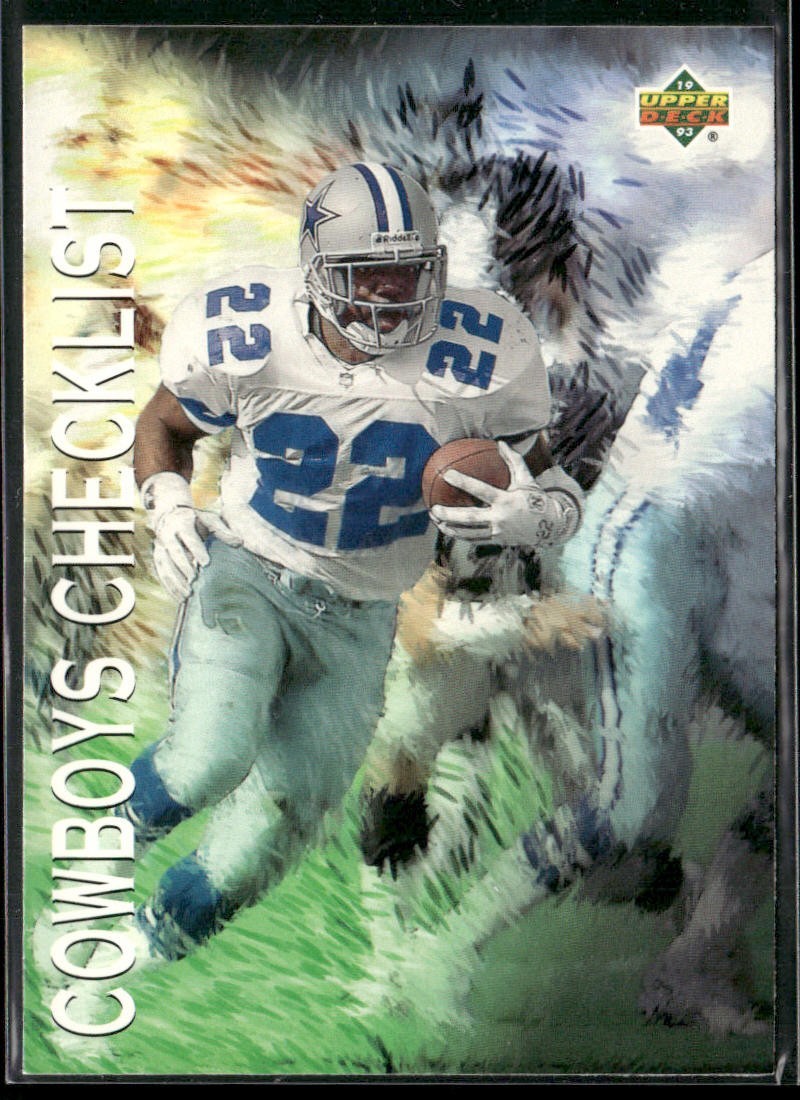 Emmitt Smith Player Lot Bundle 10 Different Football Cards ES002 Cowboys back