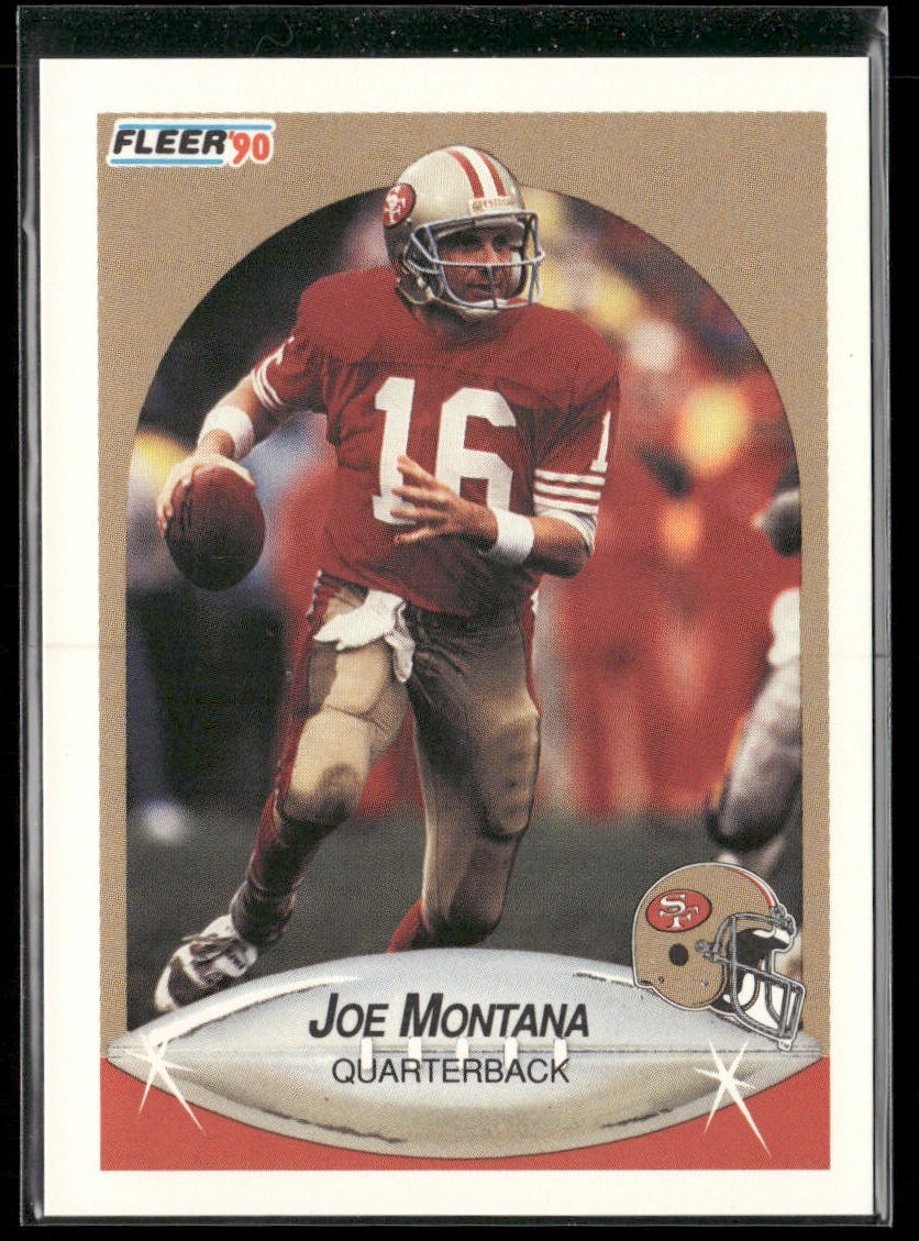 Joe Montana Player Lot Bundle 10 Different Football Cards JM002 49ers Chiefs back