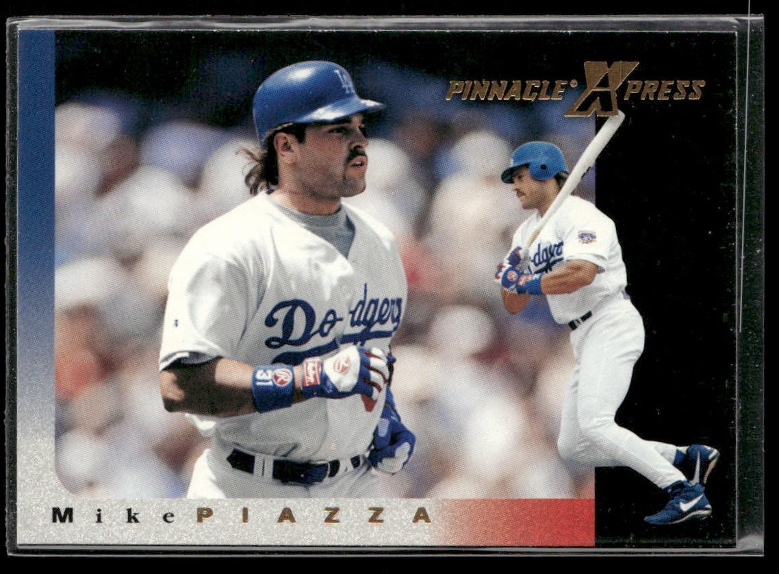 Mike Piazza Player Lot Bundle 10 Different Baseball Cards MP001 Dodgers Mets back