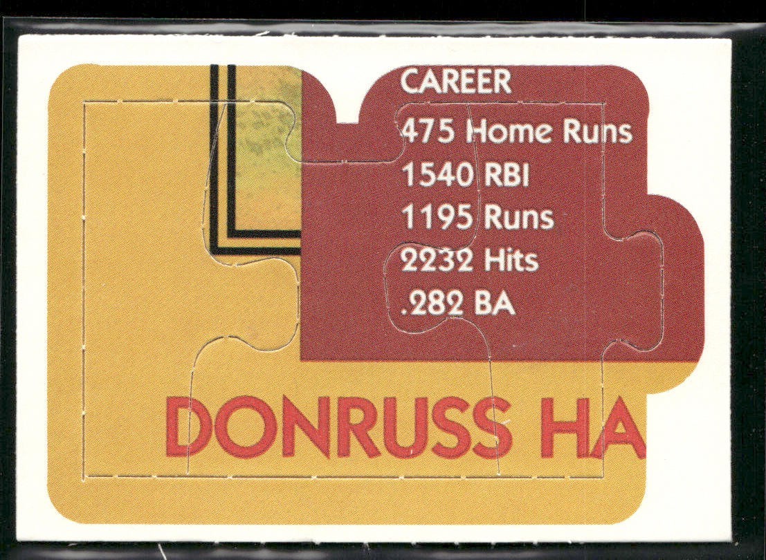 Puzzle Piece Lot Bundle 10 Different Baseball Cards P001 back