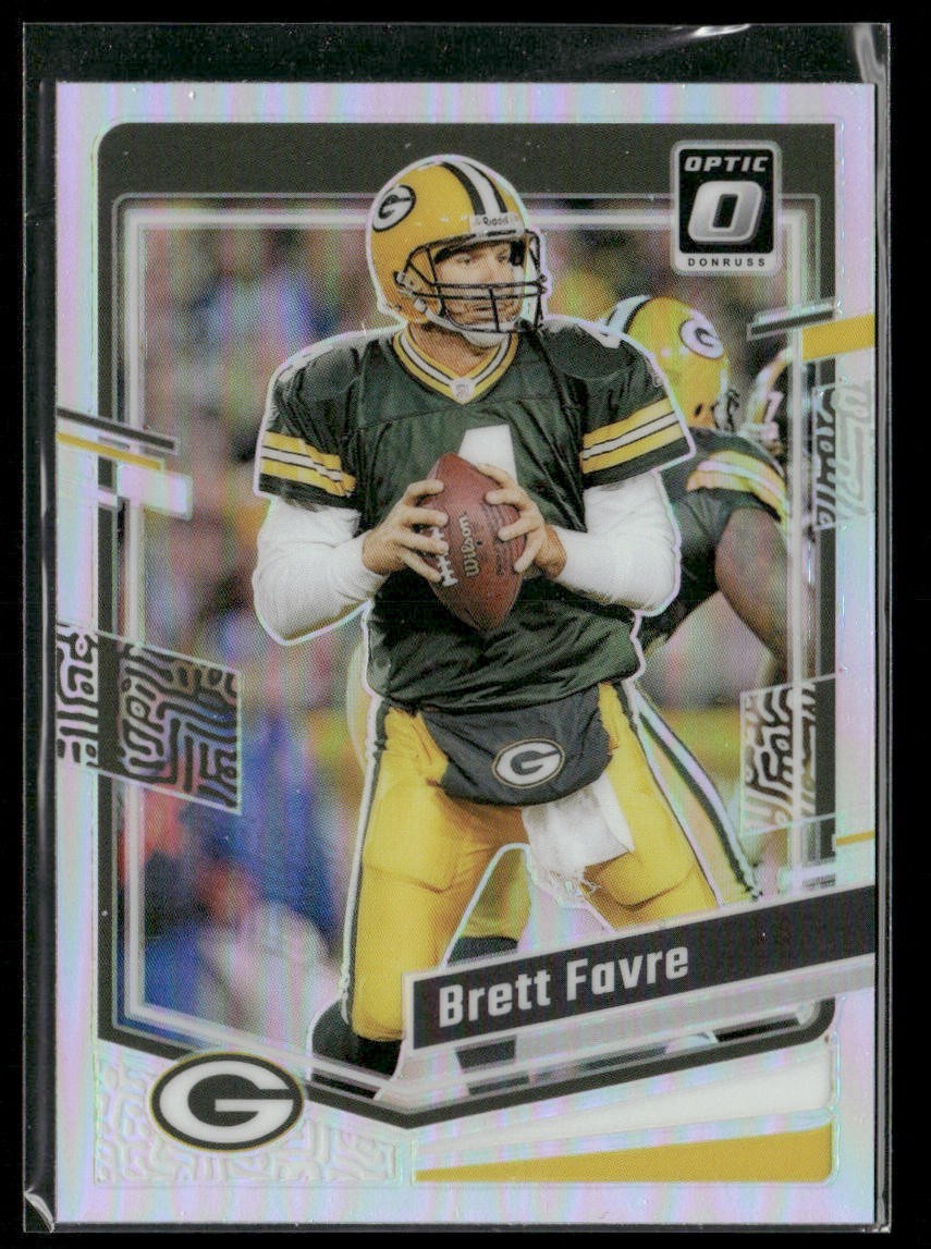Brett Favre Player Lot Bundle 10 Different Football Cards BF001 Packers back