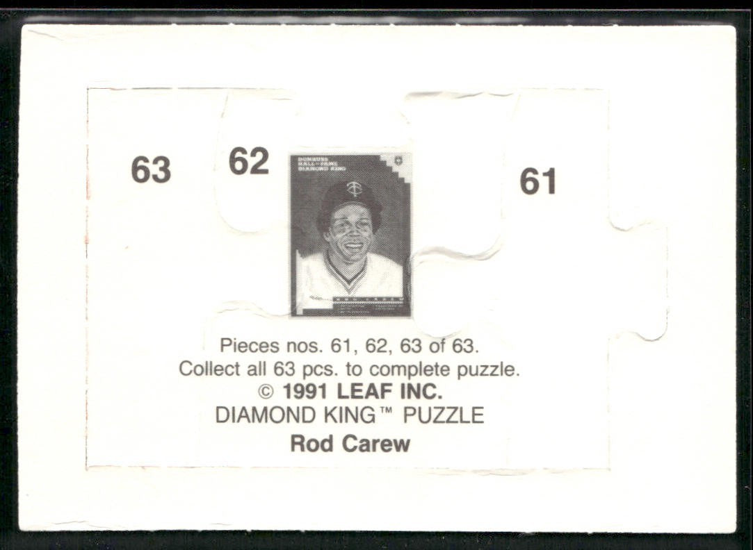 Puzzle Piece Lot Bundle 10 Different Baseball Cards P007 back