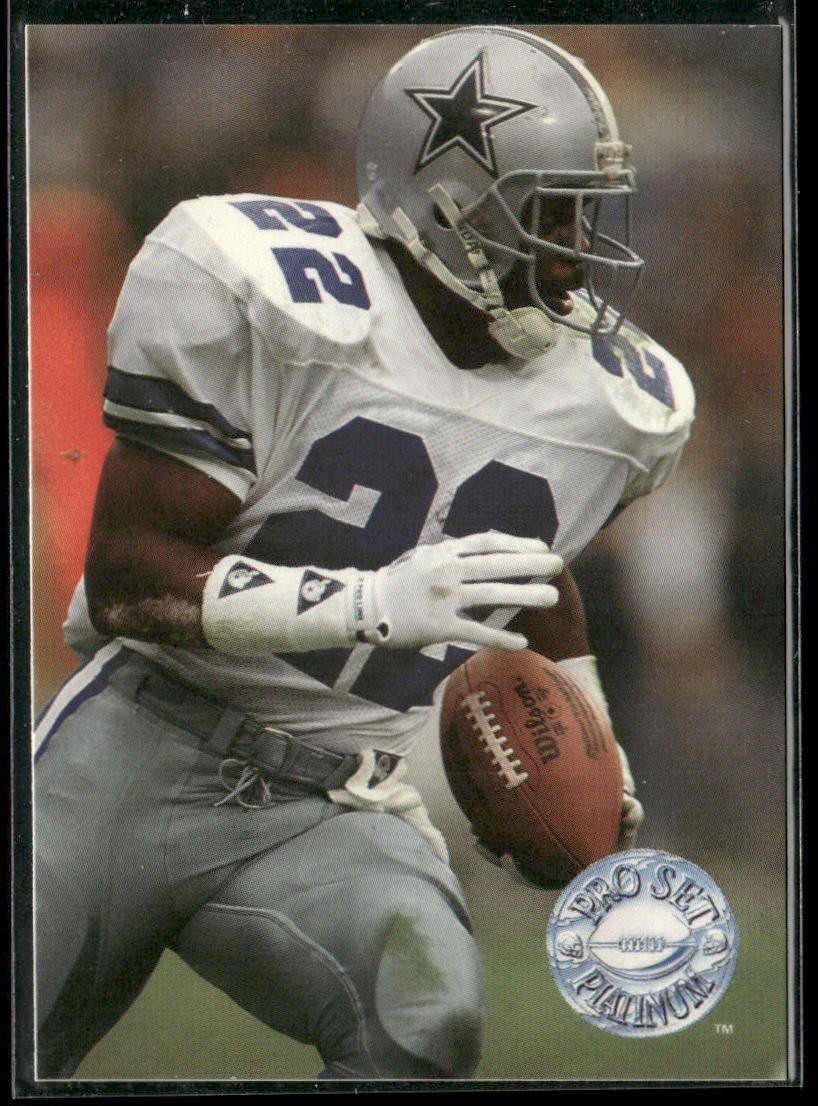 Emmitt Smith Player Lot Bundle 10 Different Football Cards ES004 Cowboys back