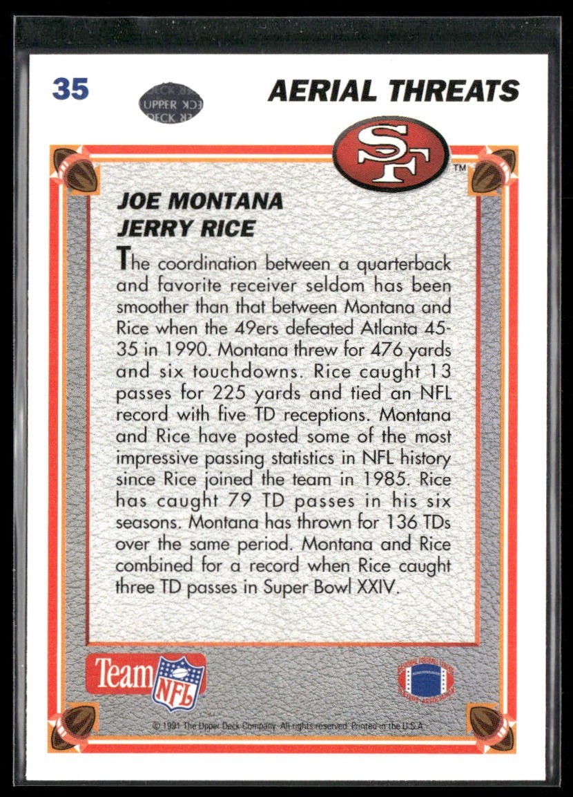 Joe Montana Player Lot Bundle 10 Different Football Cards JM005 49ers Chiefs back