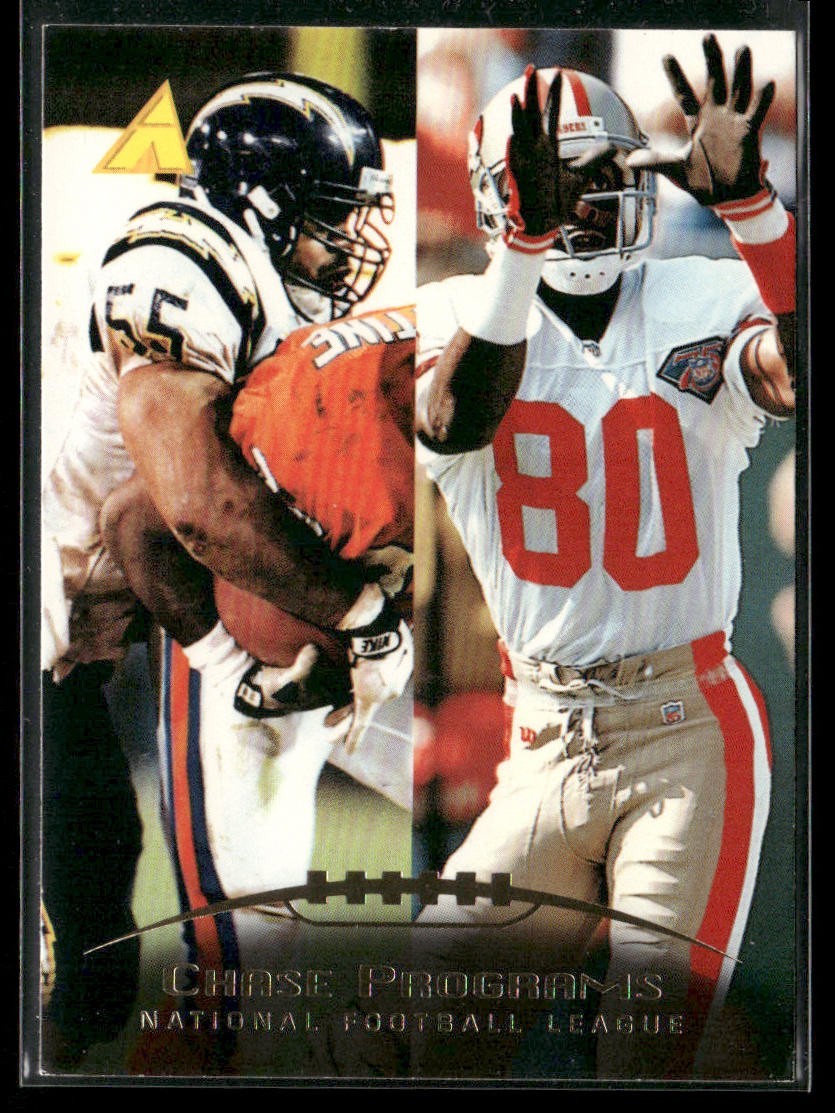 Jerry Rice Player Lot Bundle 10 Different Football Cards JR009 49ers back