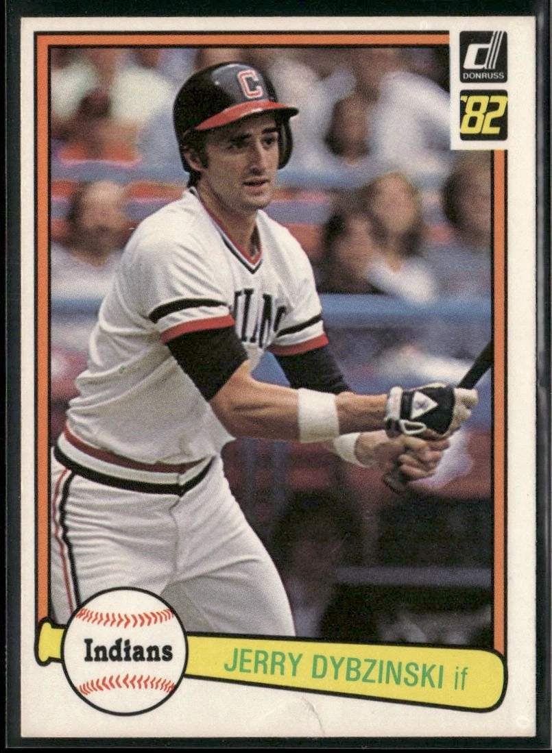 Jerry Dybzinski 1982 Donruss #647 Cleveland Indians front