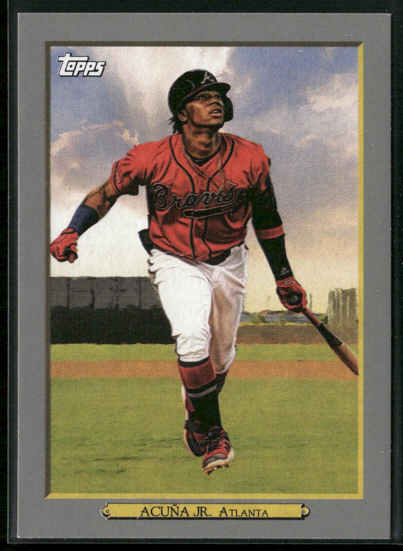Ronald Acuña Jr. 2020 Topps Turkey Red 2020 (Series 1) #TR-2 Atlanta Braves front