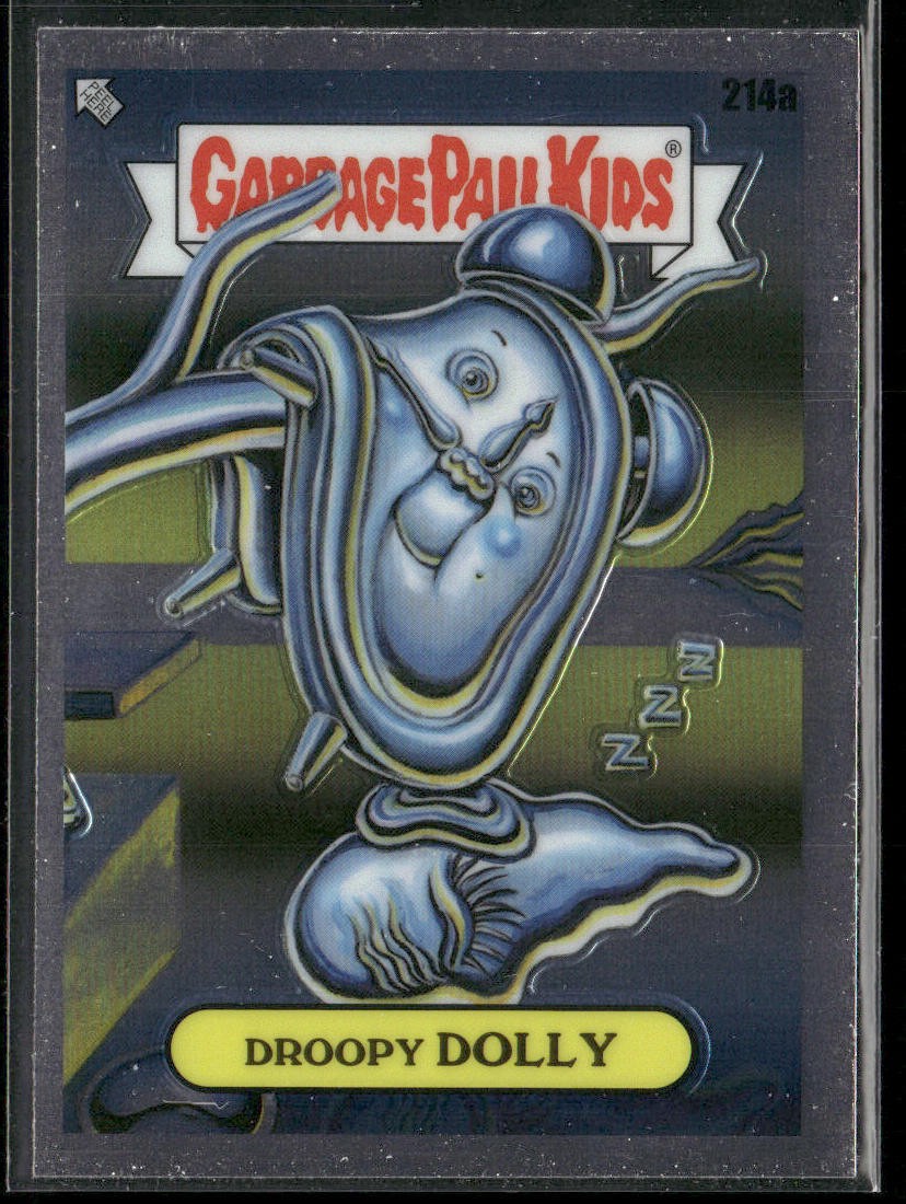 Droopy Dolly 2022 Topps Chrome Garbage Pail Kids Original Series 5 #214a front