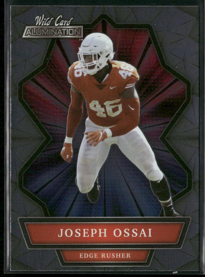 Joseph Ossai 2021 Wild Card Alumination #ABC-27 Texas Longhorns front