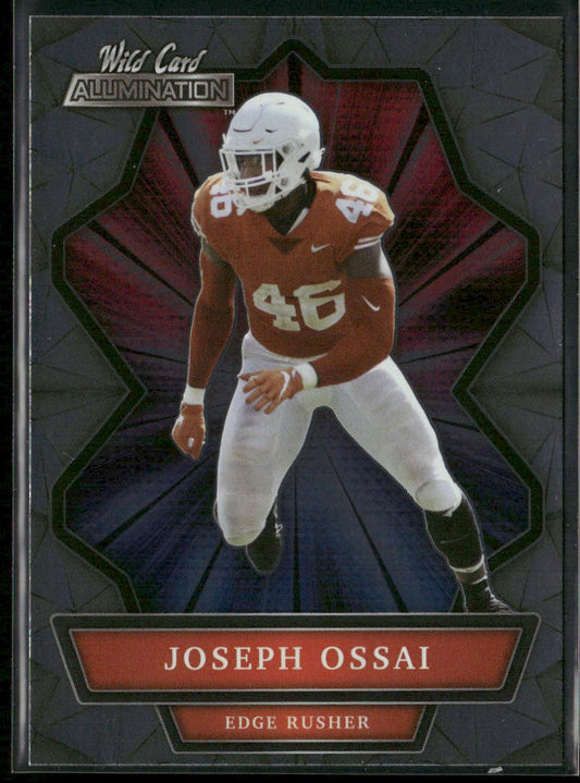 Joseph Ossai 2021 Wild Card Alumination #ABC-27 Texas Longhorns front