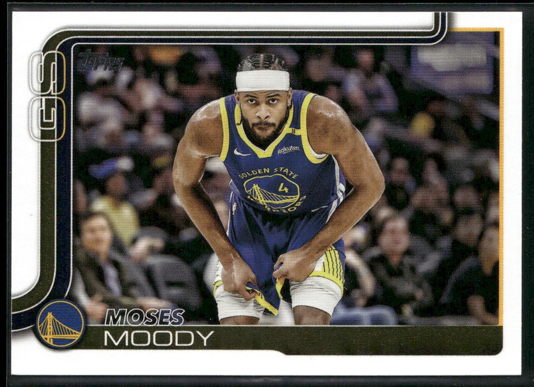 Moses Moody 2025-26 Topps #140 Golden State Warriors front