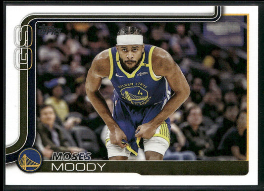 Moses Moody 2025-26 Topps #140 Golden State Warriors front