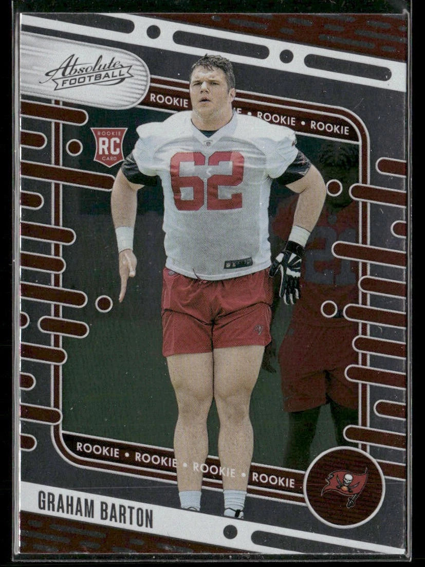 Graham Barton 2024 Panini Absolute Retail #126 RC Tampa Bay Buccaneers front