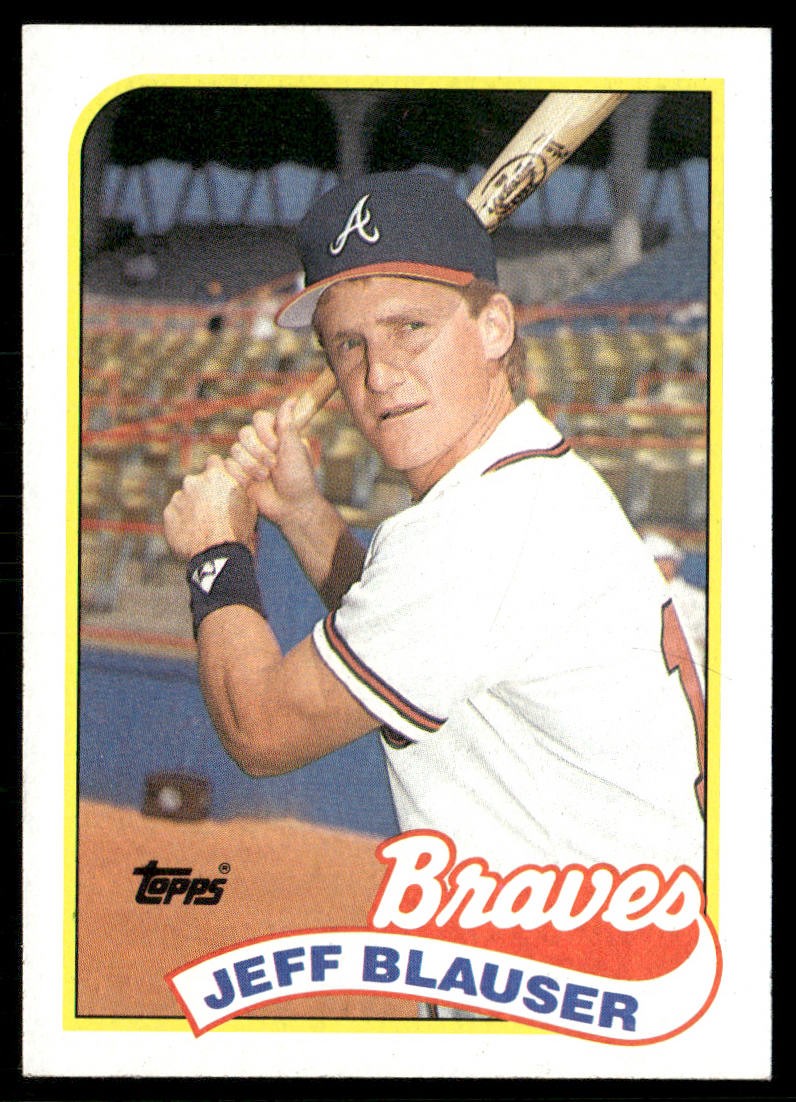 Jeff Blauser 1989 Topps #83 Atlanta Braves front