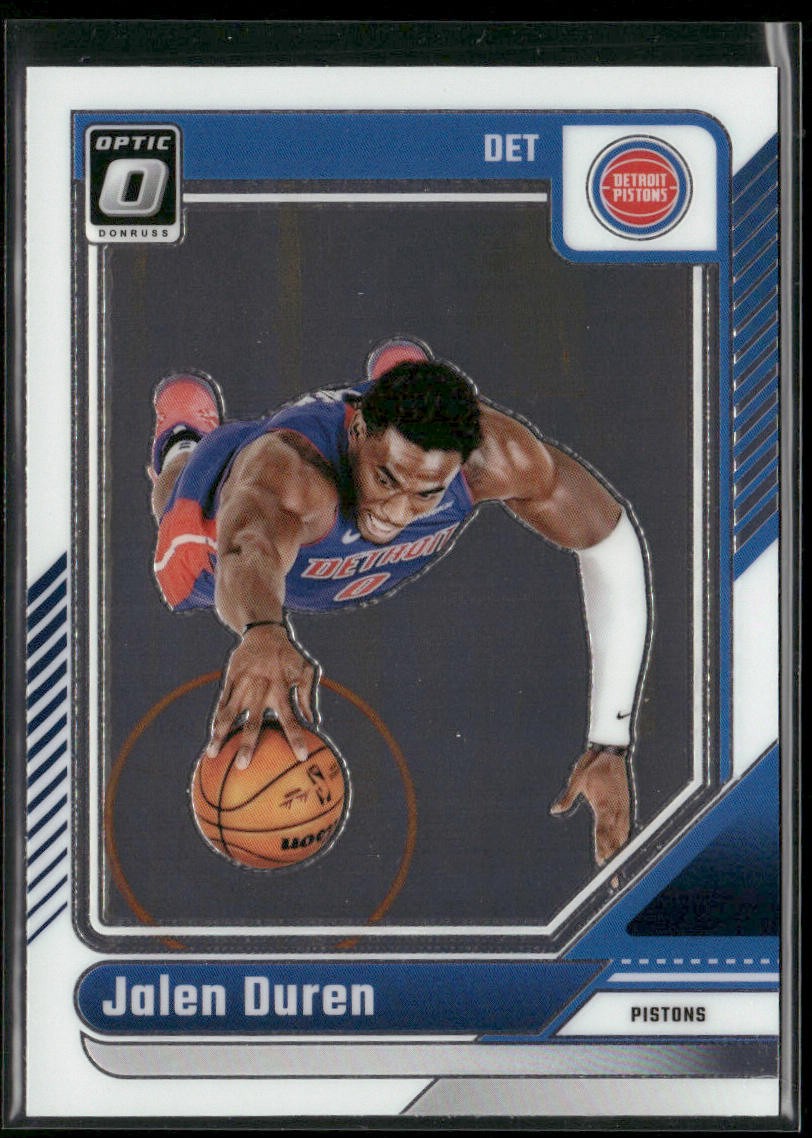 Jalen Duren 2024-25 Donruss Optic #89 Detroit Pistons front