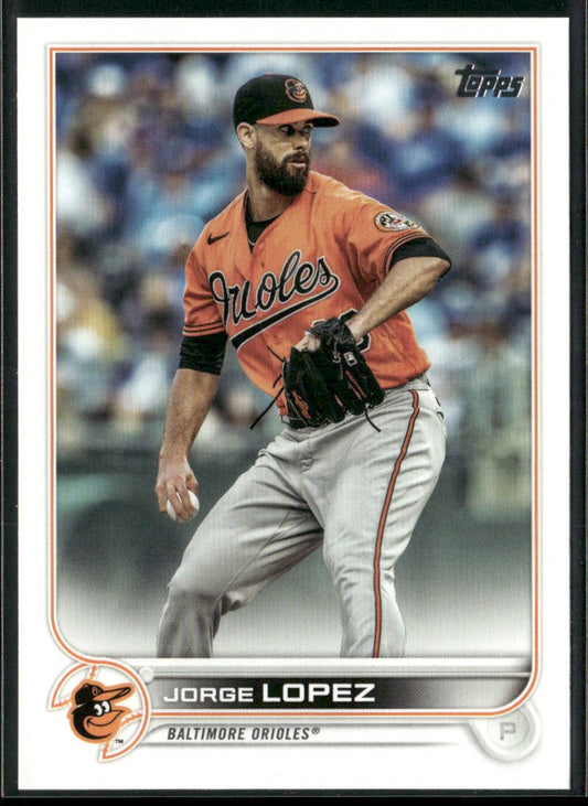 Jorge Lopez 2022 Topps #552 Baltimore Orioles front