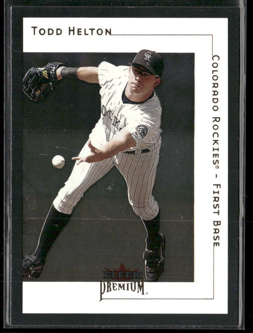 Todd Helton 2001 Fleer Premium #62 Colorado Rockies front