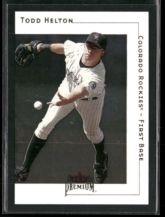 Todd Helton 2001 Fleer Premium #62 Colorado Rockies front